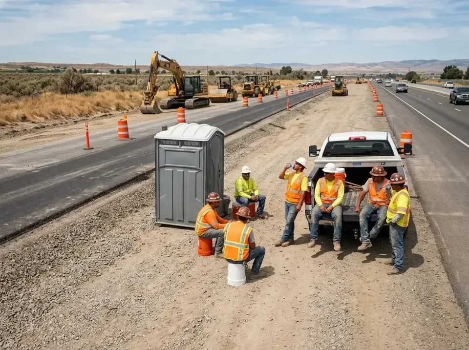 highway-road-construction-crew-007 — frequently asked questions, Porta Potty and Restroom Rentals in Atkins, AR